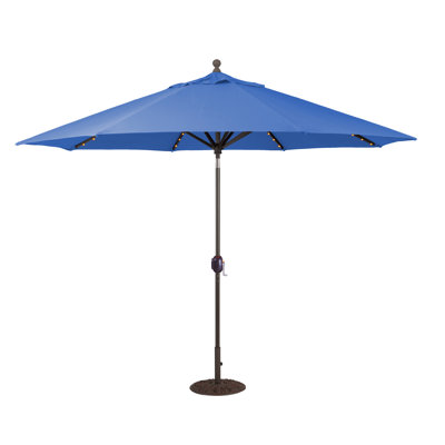 Nadasha 132'' Lighted Tilt Market Sunbrella® Umbrella