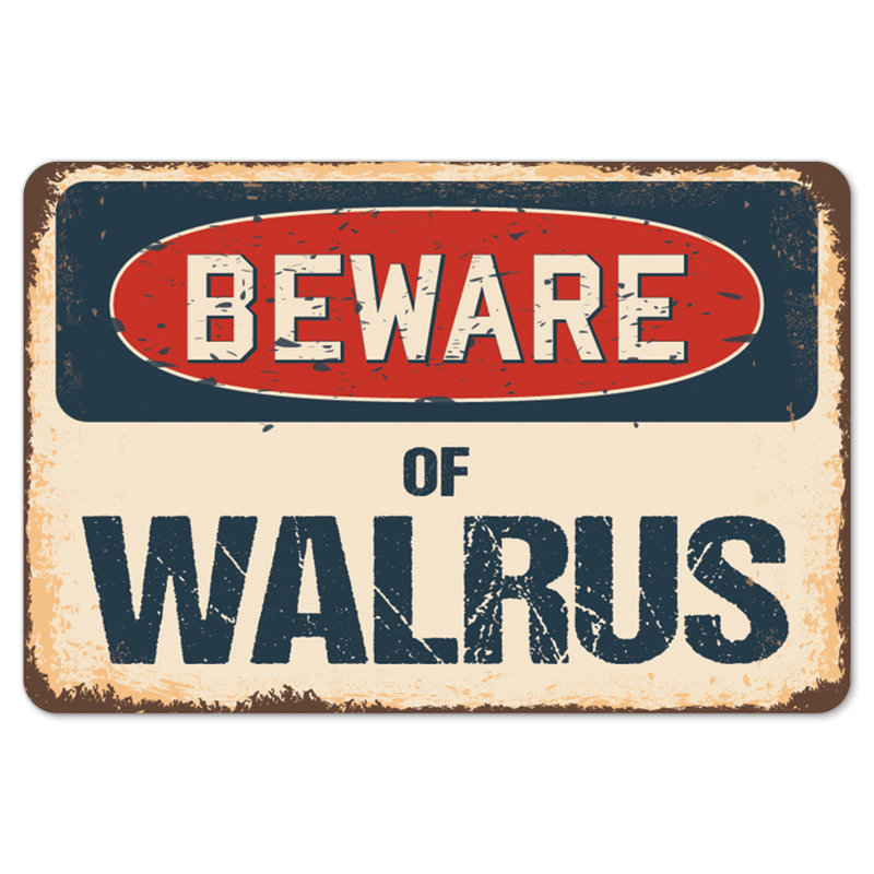 Decal-Walrus_Beware Of Walrus