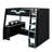 Functional Loft Bed System with Multi-Storage, Customizable RGB Lighting, and Desk with Variable Placement-2087636564