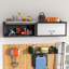 Lockable Metal Wall Storage Cabinet, Heavy-Duty Steel with Gas-Assisted Doors for Garage, Kitchen, Warehouse & Office-1511446165