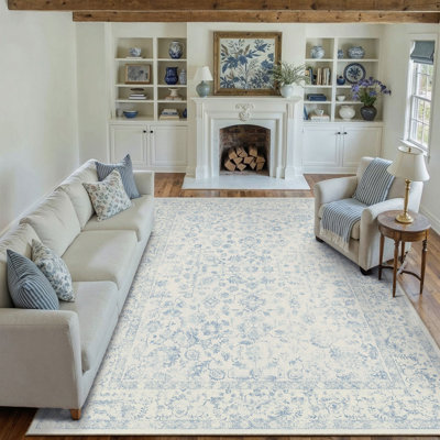 Tapis rétro festonné Rugvera