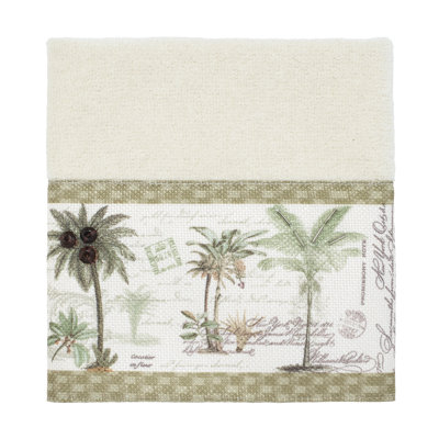 Avanti Linens Colony Palm Washcloth