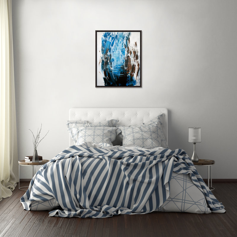 Cat Tails I Painting by Alexander NikAnpour, 39.75'' H x 31.75'' W, Image Brush Gel