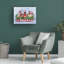 Œuvre d'art sur toile, "Kathleen Parr Mckenna Christmas Day Chickadees"-101101471