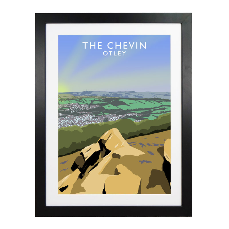'The Chetlin Otley' by Richard O'Neil - Print, 54 cm H x 44 cm W x 2.2 cm D, Black Wood Frame