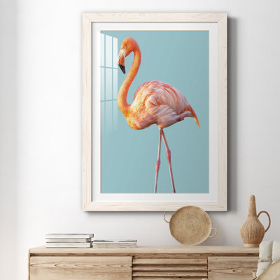 Flamant rose - cadre photo