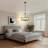 22'' 6 - Light Drum Chandelier Metal Ceiling Lighting