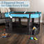 Parc pour chien de 43 po x 34 po x 23 po PETMAker - chenil pour chiots résistant aux égratignures - enclos de jeu portable pour l'intérieur et l'extérieur pour chiens, chats et autres petits animaux, bleu-112326280