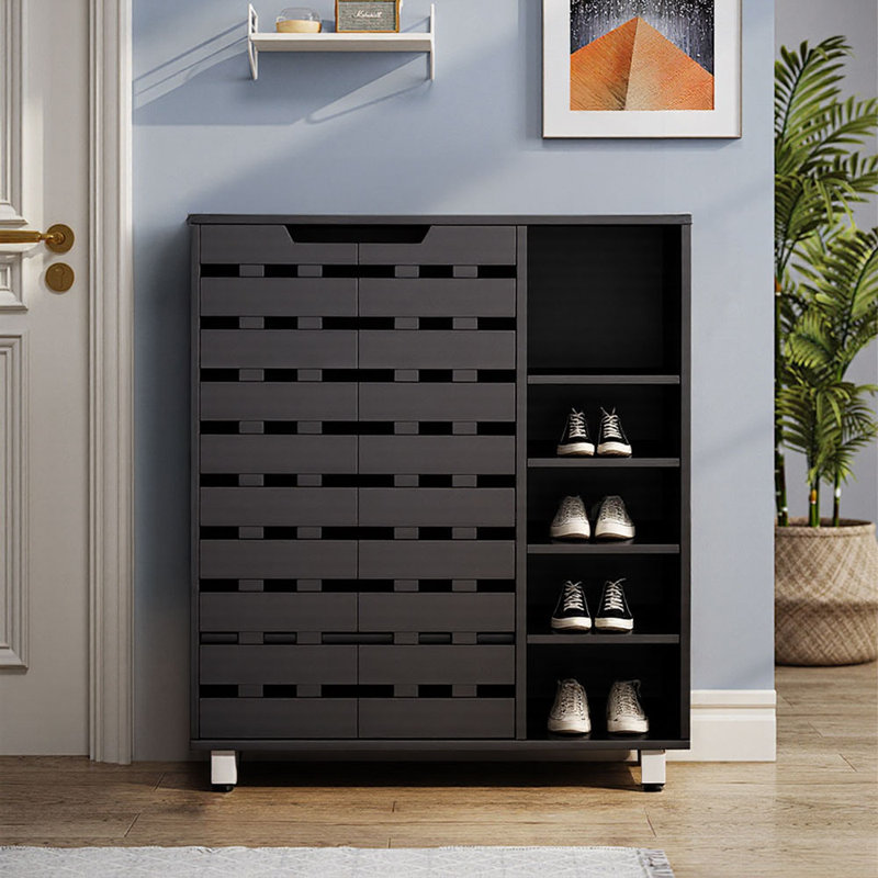 18 Pair Shoe Storage Cabinet