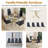 5 - Piece Pedestal Dining Set-1102361409-1102361411