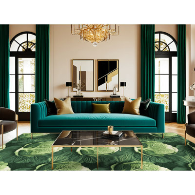 Tapis lavable choux Savoy