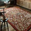 Wool Floral Area Rug-802731393