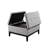 18" Elevated Coffee Table With Ample Storage, Beige Cloth, Wood Support, 35.5x35.5in Seating Area Versatile Storage Compartment, High, Upholstery, Solid Construction, Seat-962710268