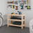 Work Bench 43.5X19.7X31.5" Solid Wood Pine