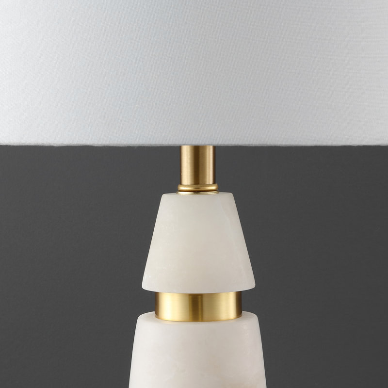 Table Lamp, Gold/White