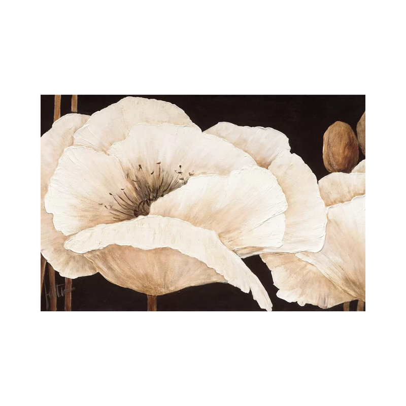 Amazing Poppies III by Jettie Roseboom - Wrapped Canvas Painting, 101.6 cm H x 66.04 cm W x 3.175 cm D