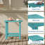 Table d'appoint d'extérieur carrée - Table de bout de patio de style Adirondack pour piscine ou jardin-679237492