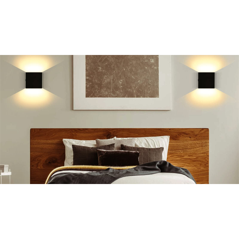 Cytlaly Matte Black 12cm H Outdoor Sconce