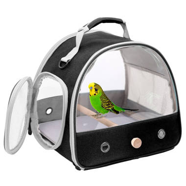 Ioview Portable Travel Small Animal Carrier Backpack Hamster Small Pet Bag  Guinea Pig Carrier Bird Backpack Turtle Carrier Rabbit Cage Bird Rabbit  Guinea Pig Squirrel Breathable Hangbag (Green) | ioview