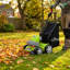 Aspirateur-broyeur à feuilles 3 en 1, nettoyeur de jardin multifonctionnel vert avec grand sac en toile, déchiqueteuse à feuilles efficace pour l'entretien de la cour extérieure