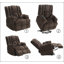 Fauteuil inclinable électrique Pacay Brown