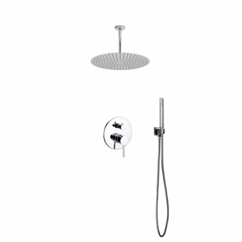 Complete Shower System with Rough in-Valve, Chrome