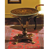 Pedestal End Table