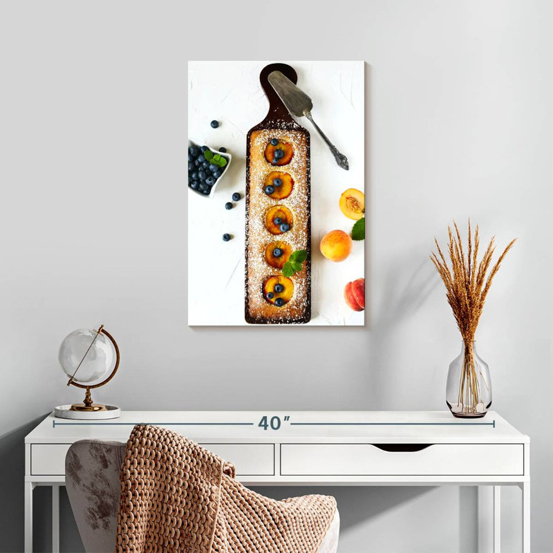 Yarlin Baked Peach Dessert, 24" H x 16" W