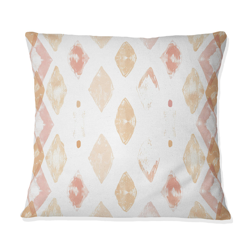 Coussin Boho, H 16 po x l 16 po, Carrée