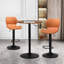Ensemble de table bistro et tabouret de bar réglable en hauteur 3 pièces Moaid-1072834829-1072834826