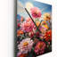 Zinnia Flower Zenith I - Horloges murales florales-54908652