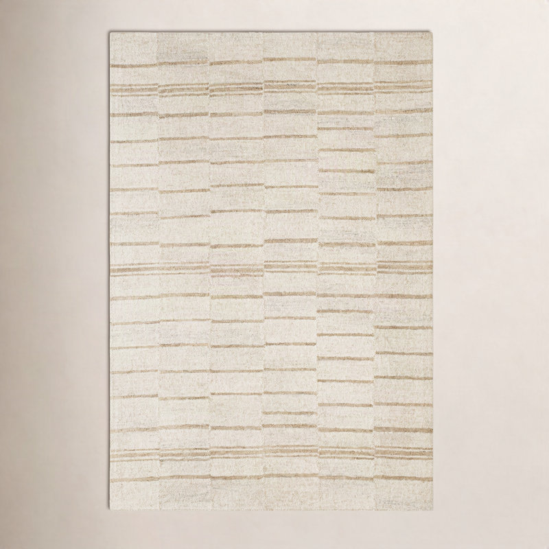 Demie Wool Striped Indoor Rug, Rectangle 2' x 3'