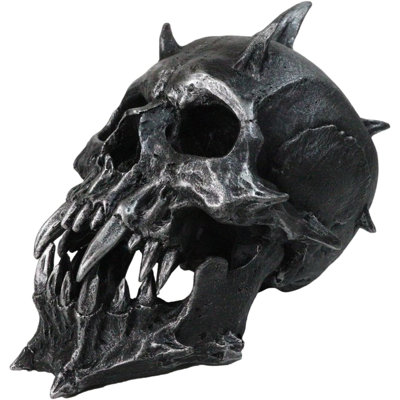 Figurine d'enfer en forme de crâne de couronne