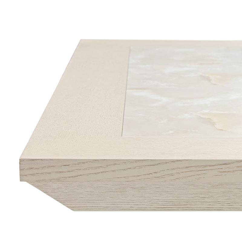Portrait Rectangular Dining Table - Alabaster White
