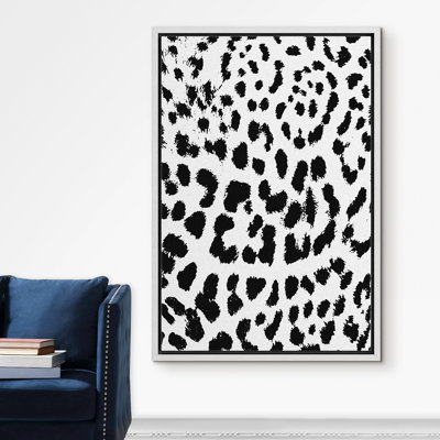 " Leopard Spotted Dot Closeup "