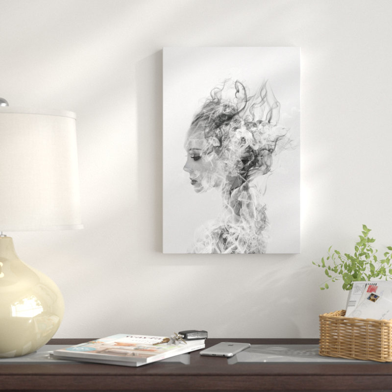 Dans un autre monde par Daniel Taylor - reproduction, H 26 po x l 18 po x P 1,5 po, Toile