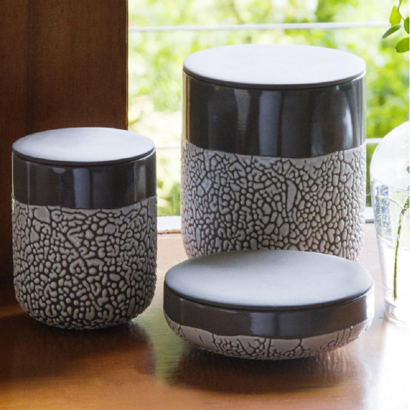 Boîte à fleurs Hosley Lichen Box, Anthracite, H 5 po x l 4 po x P 4 po