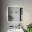 Miroir lumineux à DEL avec désembueur, gradateur et température de couleur réglable-52929173