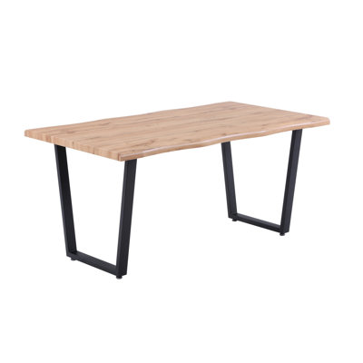 Clemence Metal Base Dining Table