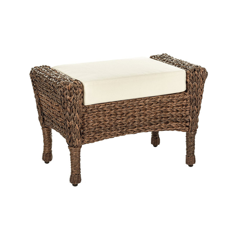 Repose-pieds d'extérieur avec coussin Woolford