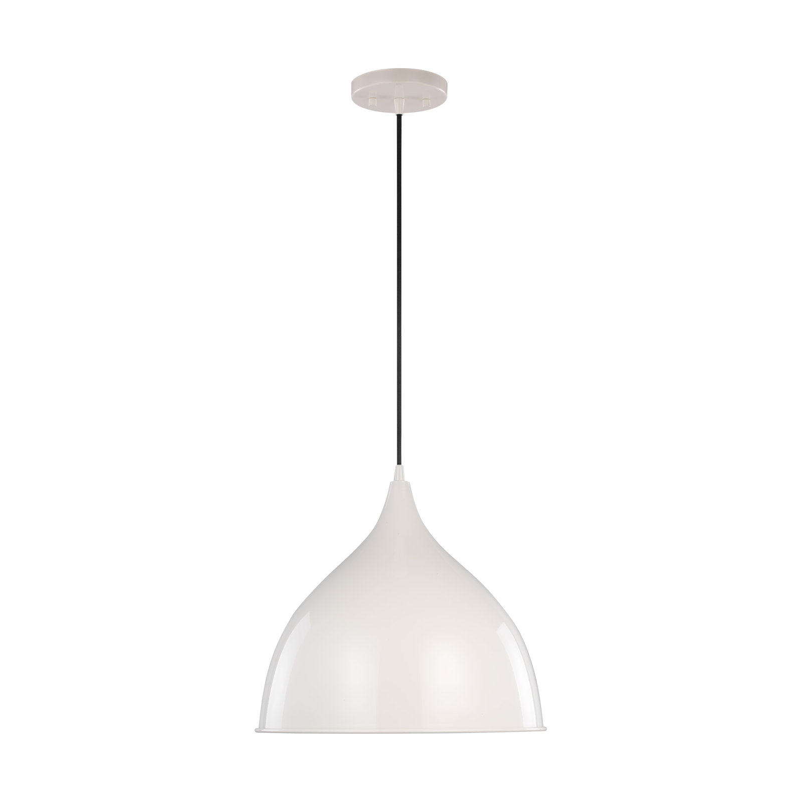 Newman Single Light Metal Dimmable Pendant, Blush