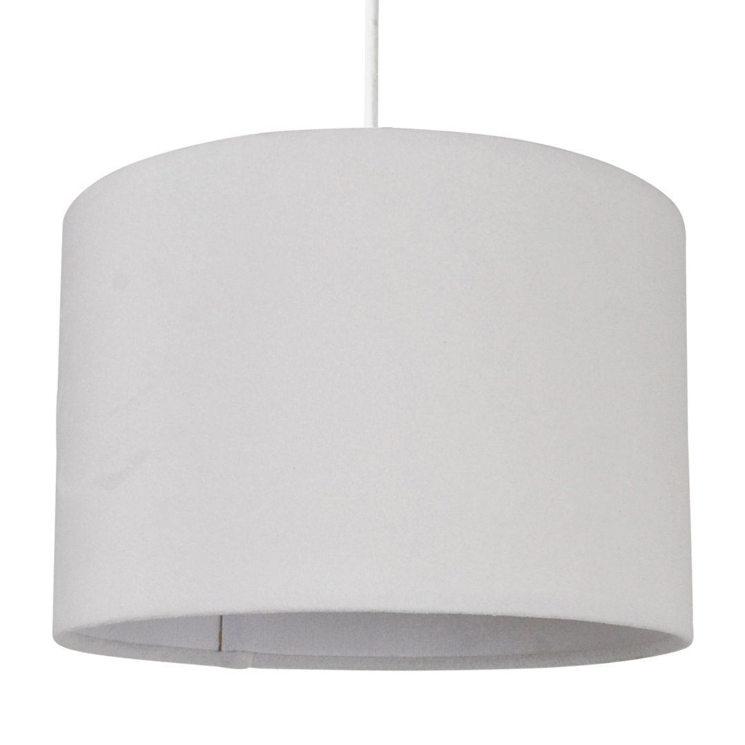 Pagazzi White Velvet 14" Off Shade - Image 3