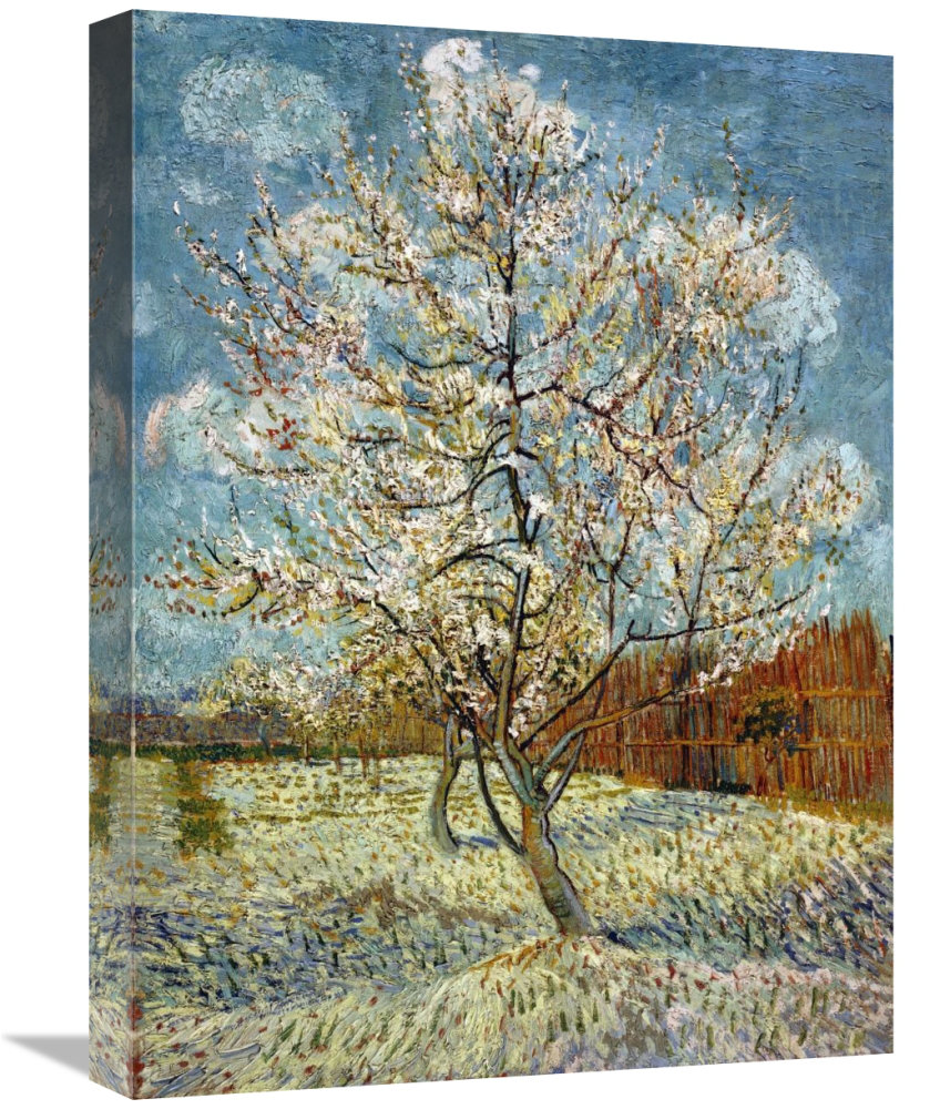 " The Pink Peach Tree 1888 " by Vincent Van Gogh Vault W Artwork 