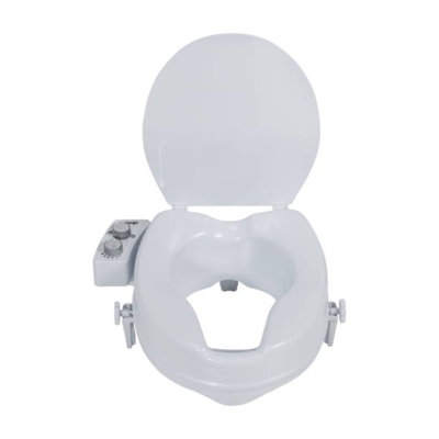 Preservetech Raised Toilet Seat With Bidet, Ambient Water