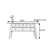 Solid Old Elm Wood Entryway Table