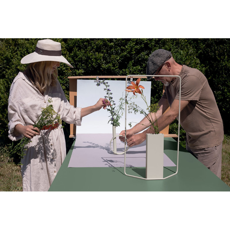 Vase de table Ios, Gris argile