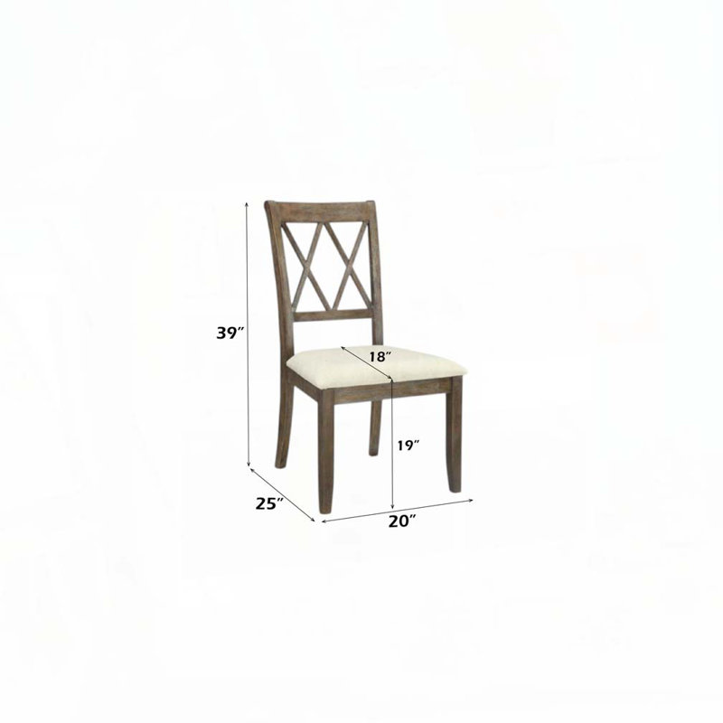 Chaise rembourrée avec pieds en bois