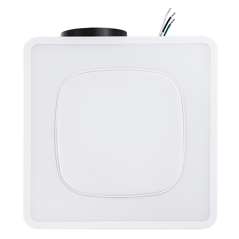 White LED Ceiling Mount Bathroom Exhaust Fan