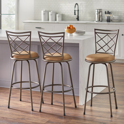 Lamoille Swivel Adjustable Height Stool by Red Barrel Studio