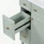 Armoire de meuble-lavabo 24 po avec lavabo en céramique, 2 tiroirs, 1 porte-317212905-317212907